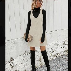 Shein Corduroy Overall Dress Size S